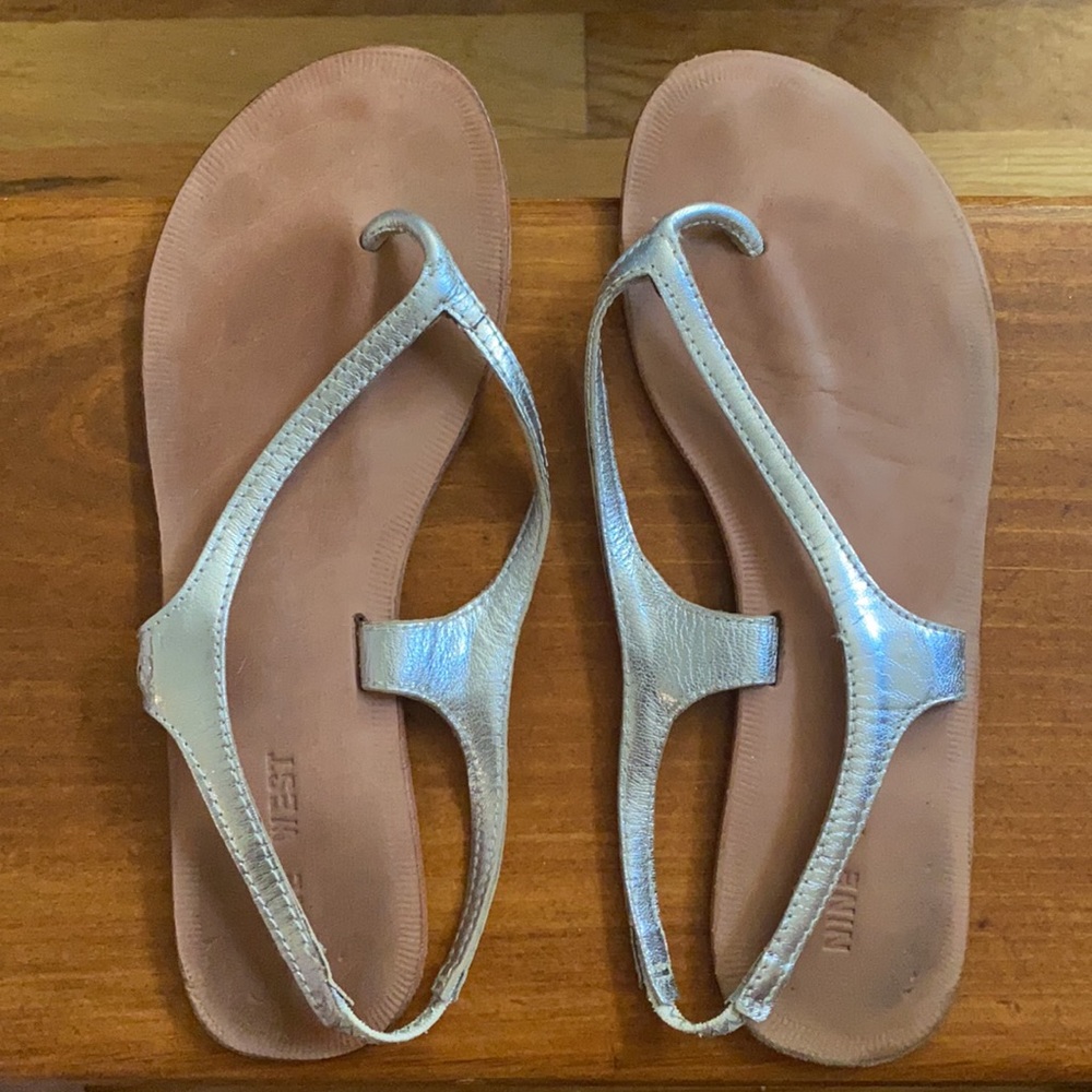 Nine West G-String Thong Sandals 8 made in India